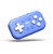 8BitDo Micro Bluetooth Gamepad Blue thumbnail-4