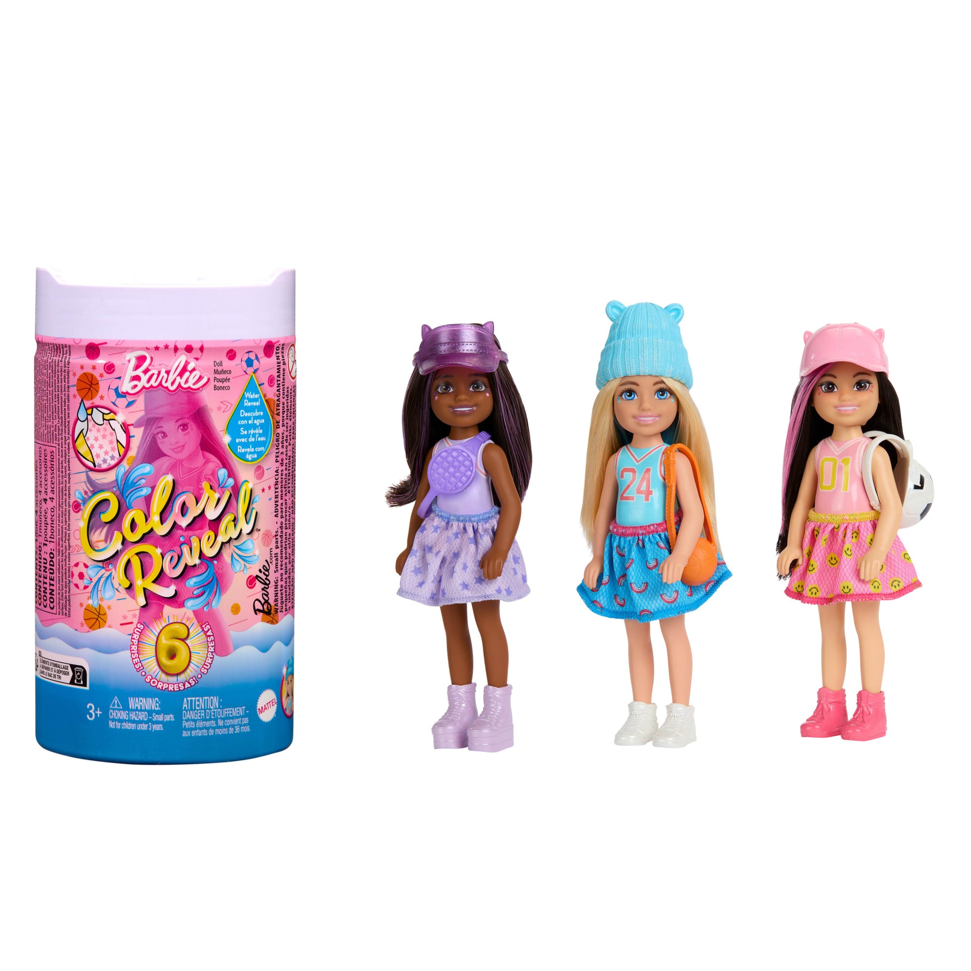 Barbie - Color Reveal - Sporty Series Chelsea Dukke (HKT85)