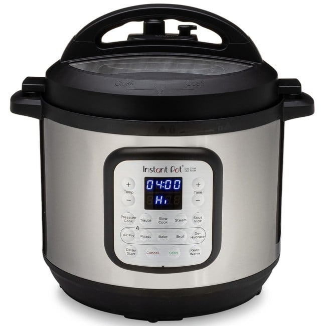 Instant Pot - Duo Crisp 8 + Heißluftfritteuse 11in1 8 L Multikocher & Heißluftfritteuse