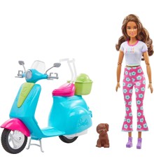 Barbie - Doll and Scooter Travel Set (HGM55)