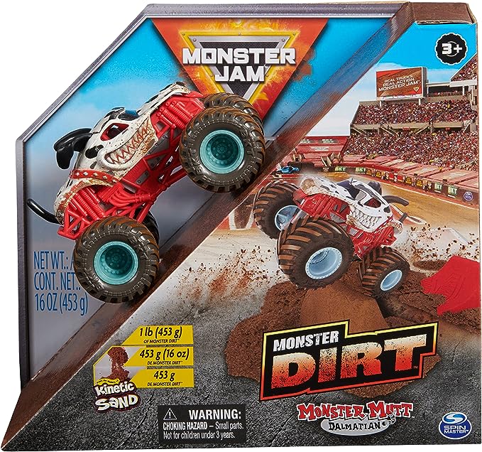 Monster Jam - Monster Dirt Starter Set 2.0 - Monster Mutt Dalmatian - Leker