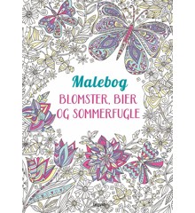 Legind - Flowers, Bees and Butterflies coloring book (4154DK)