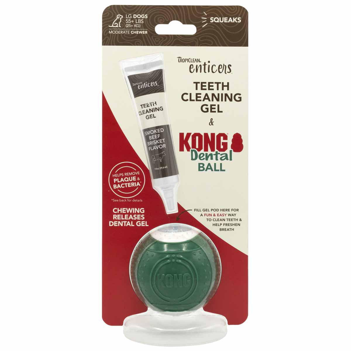 TROPICLEAN / KONG - Dental Ball L +25kg - Kjæledyr og utstyr