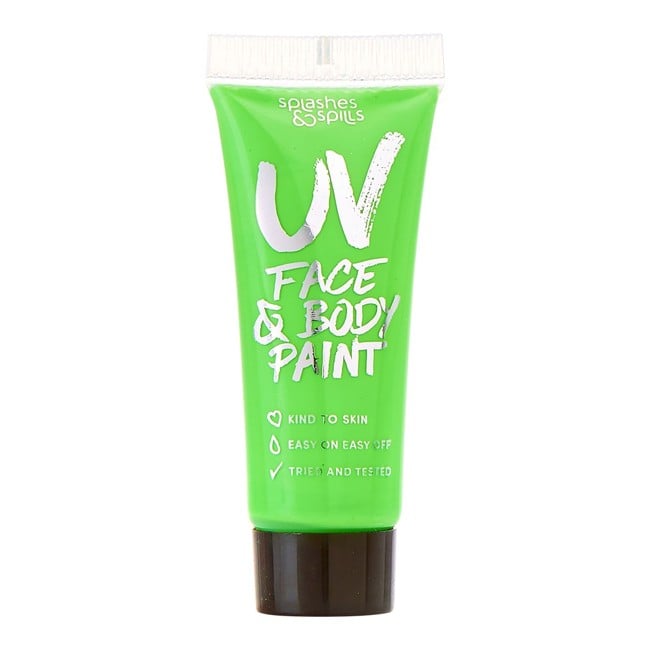 S&S - UV Face & Body Paint - 10 ML - Green (96805-2)