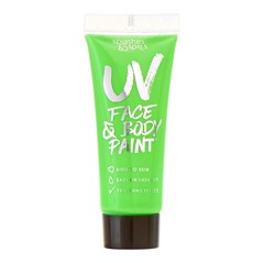 S&S - UV Face & Body Paint - 10 ML - Green (96805-2)