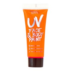 S&S - UV Ansigt & Krop Maling - 10 ML - Orange