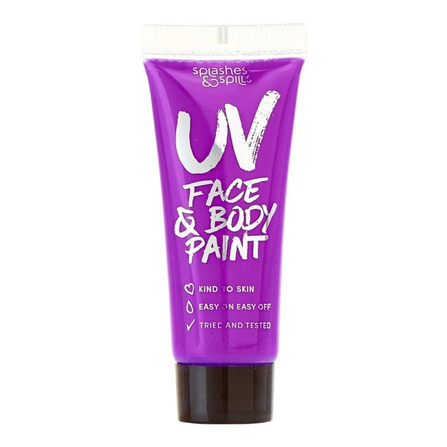 S&S - UV Face & Body Paint - 10 ML - Purple (96805-5)