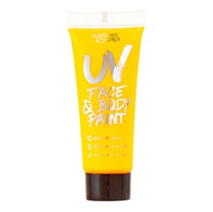 S&S - UV Face & Body Paint - 10 ML - Yellow (96805-6)