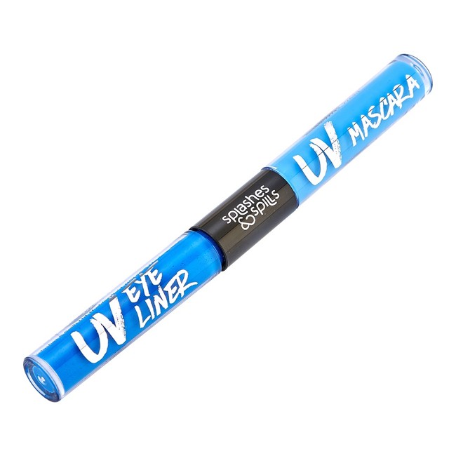 S&S - 2 in 1 UV Eyeliner & Mascara - Blue (96807-1)