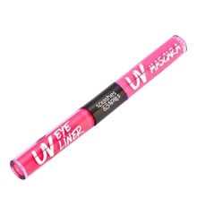 S&S - 2 in 1 UV Eyeliner & Mascara - Pink (96807-4)