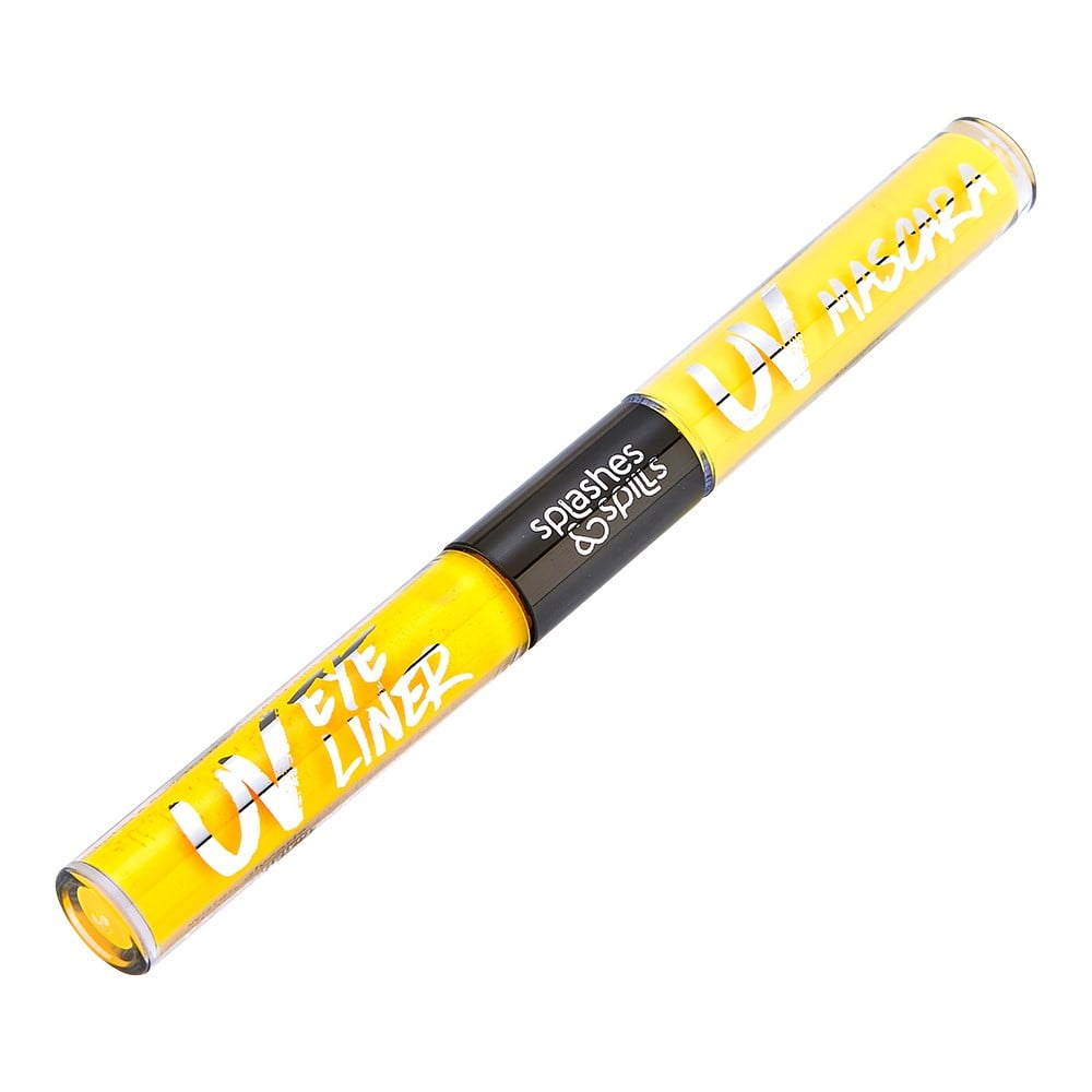 S&S - 2 in 1 UV Eyeliner&Mascara - Yellow (96807-6)