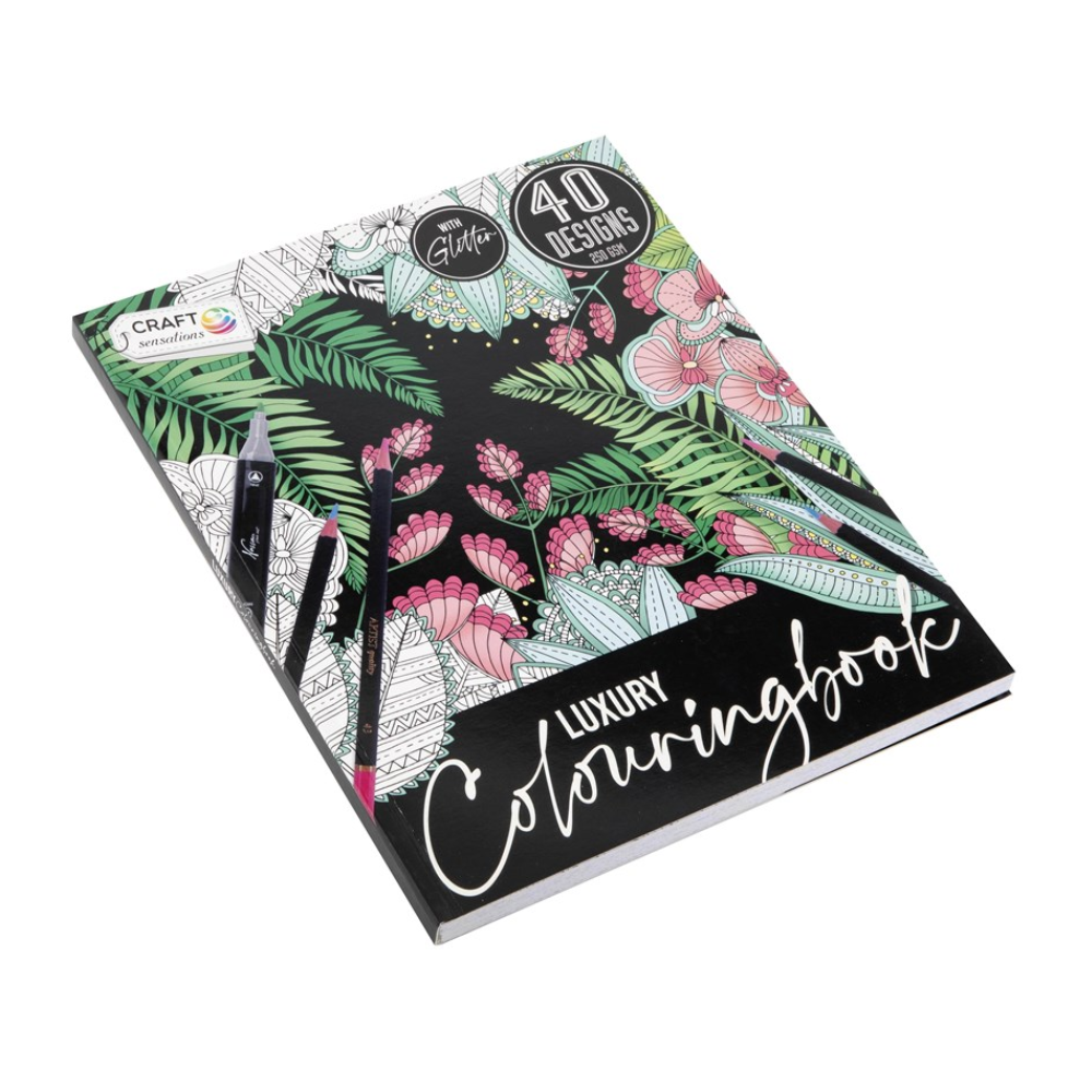Craft Sensations - Colouring book w. Glitter (CR1140) - Leker