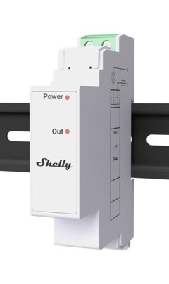 Shelly - Pro 3EM Switch Add-On - Udvid din styring med 2A potentialefri relæ