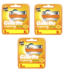 Gillette Fusion Power 8-pack x 3