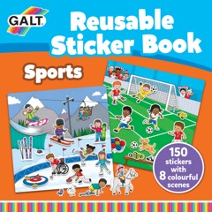 Galt - Reusable Sticker Book - Sports (31000151)