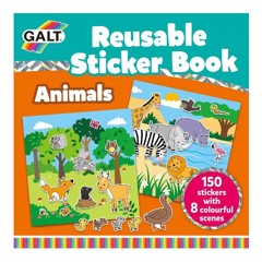 Galt - Reusable Sticker Book - Animals (31005098)