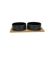 Beonebreed - Bamboo station 2 x bowls 500ml - (74022424360)