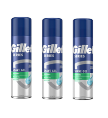 Gillette - Series Sensitive Shaving Gel 200 ml x 3