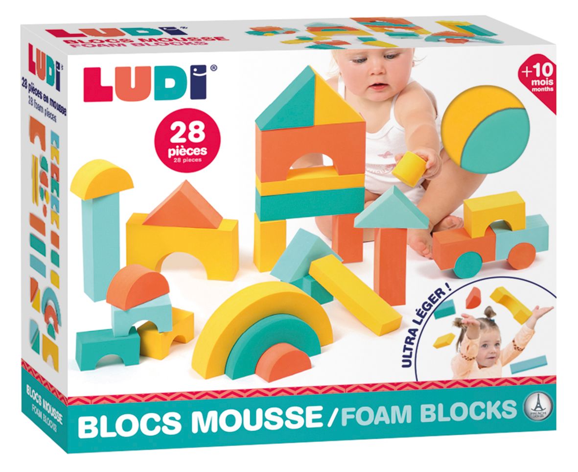 Ludi - Foam blocks - LU30091 - Leker