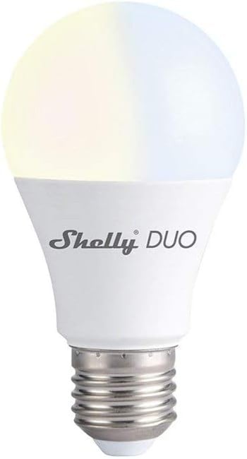 Shelly - Duo E27 - WW/CW - Your Smart WiFi Light Bulb