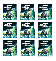 Gillette - Mach3 Blades 4-pack x 9