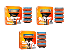 Gillette - Fusion Power 4-pack x 3