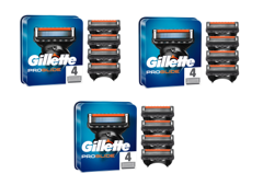 Gillette - Fusion Proglide Blades 4 Pack x 3