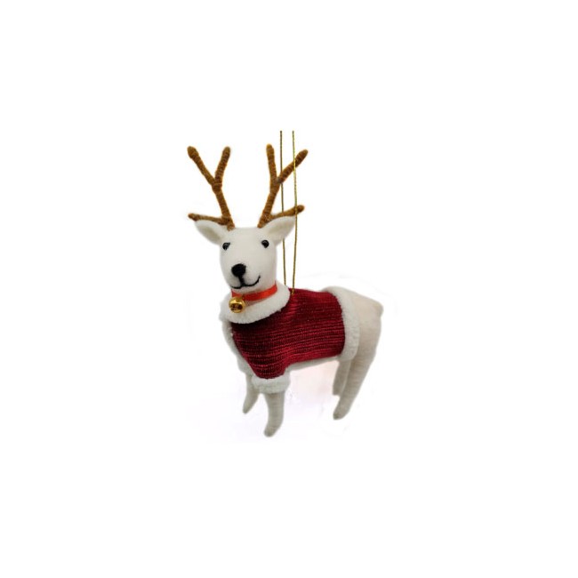 DGA - Wool Christmas Ornament - Deer (17761846)