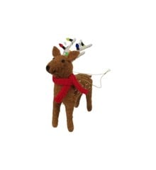 DGA - Wool Christmas Ornament - Deer w/lights (17761852)