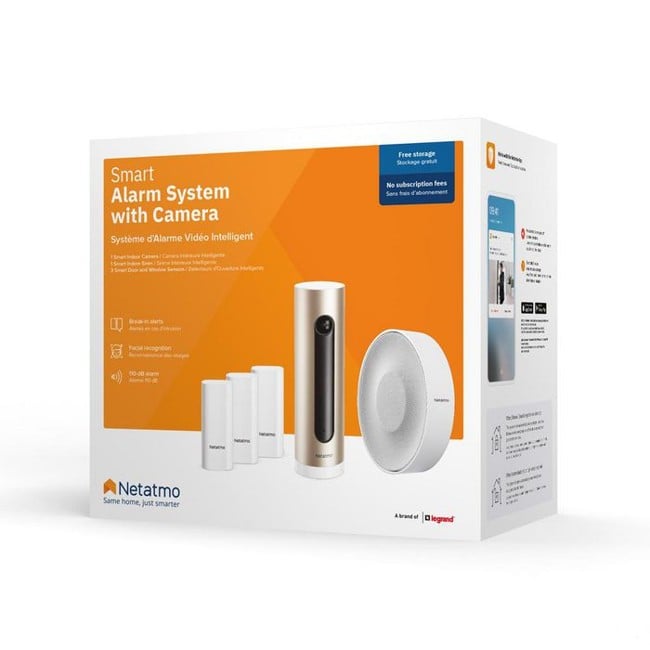 Netatmo - Indendørs Kamera, Sensorer & Sirene Bundle