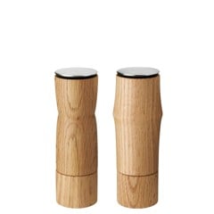 Stelton - Storm zout- en pepermolen 2 stuks eiken