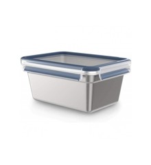 Tefal - MasterSeal Food container Rectangle 3,0 l - Stainless Steel