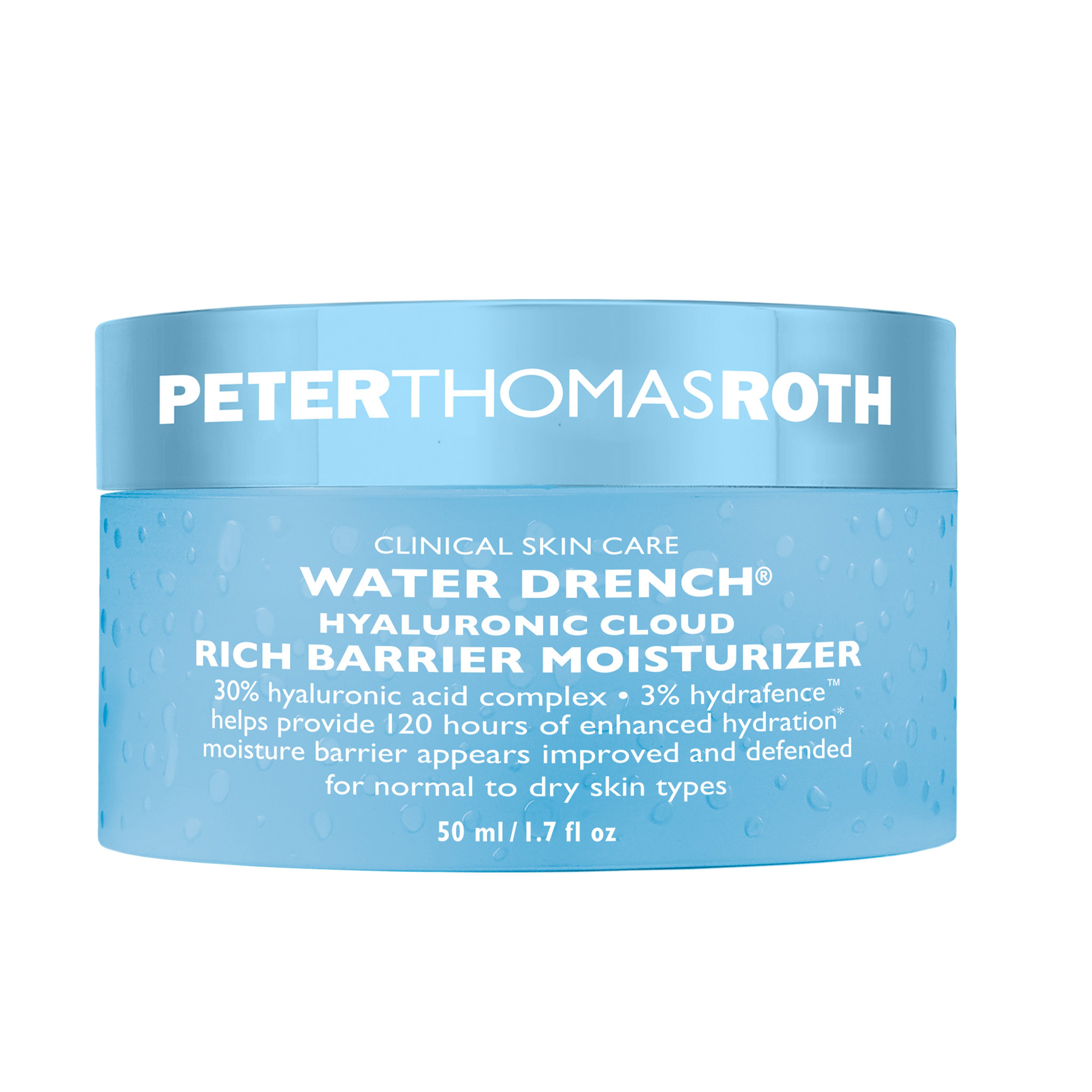 Peter Thomas Roth - Water Drench® Hyaluronic Cloud Rich Barrier Moisturizer 50 ml - Skjønnhet