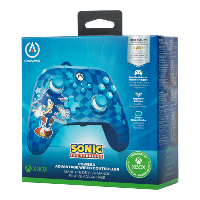 POWERA Advantage Wired Controller - Sonic Style