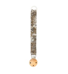 Smallstuff - Fabric dummychain Nature/White Flower