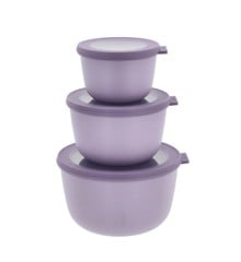 Mepal - Cirqula High Bowl Set  of 3 - Vivid lilac