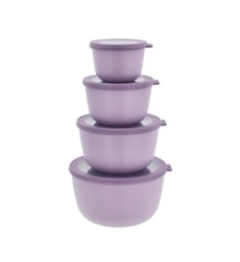 Mepal - Cirqula High Bowl Set Of 4 - Vivid lilac