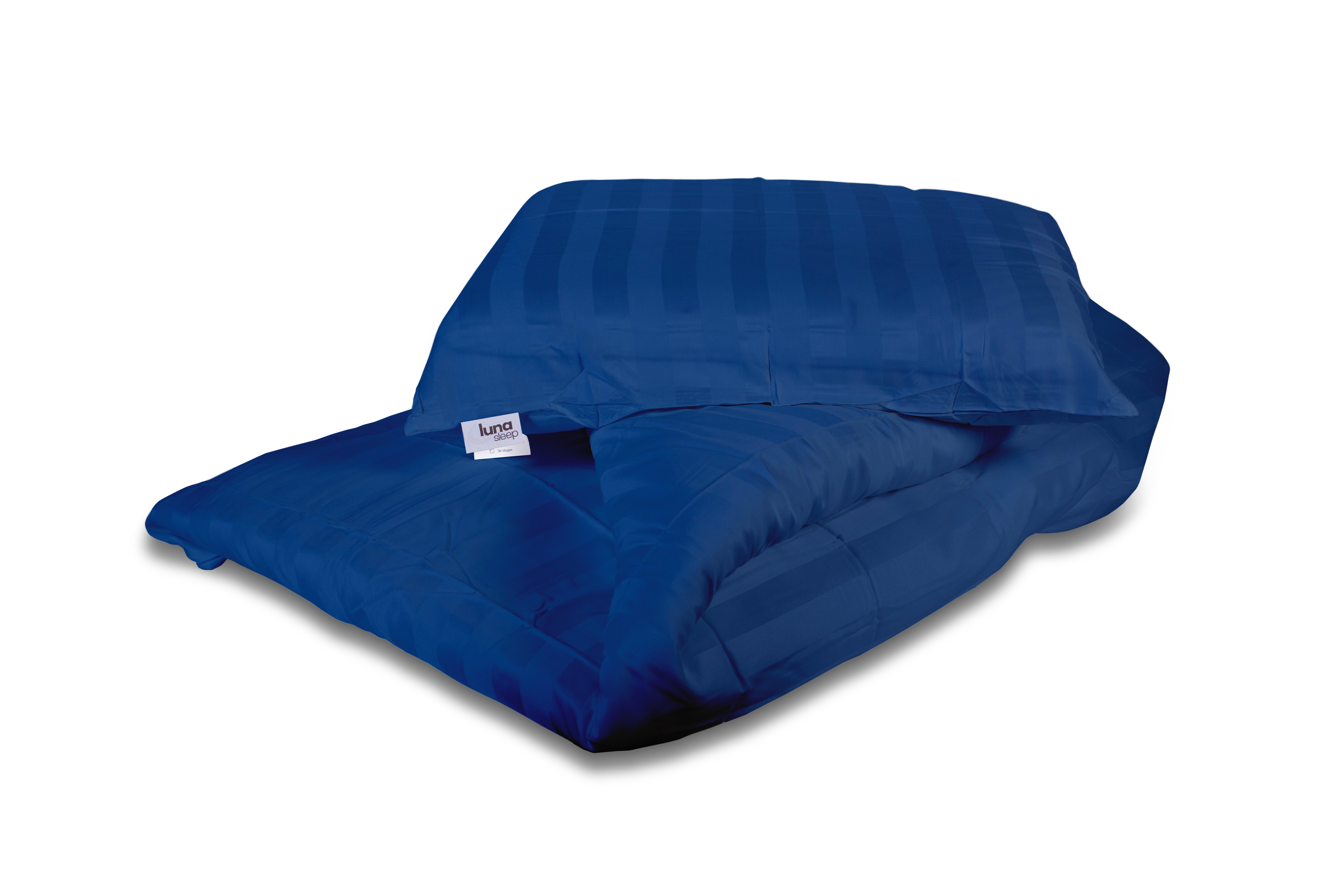 Luna Sleep - Bamboo satin bed set - Royal blue - Hjemme og kjøkken