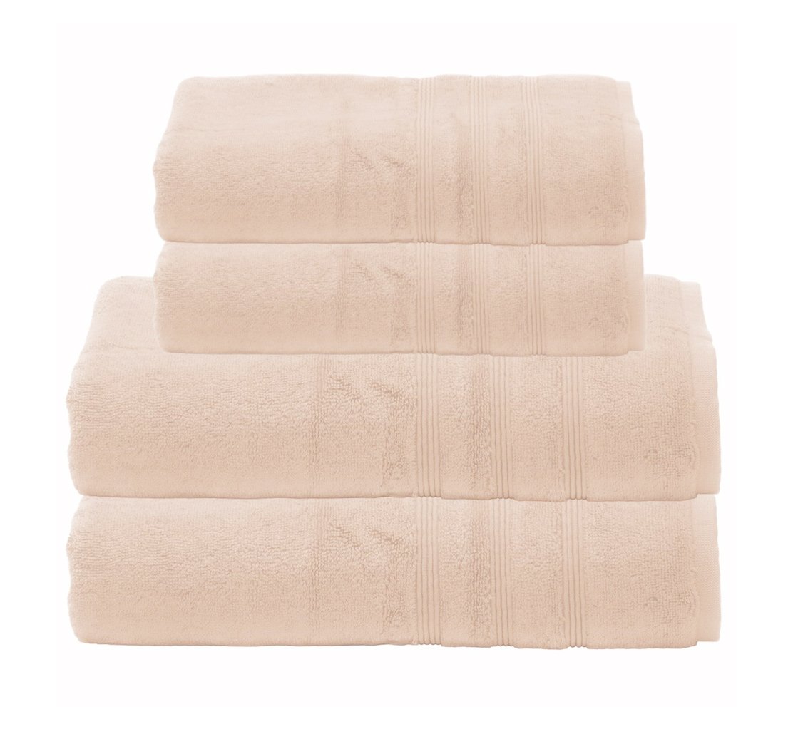 Luna Sleep - Bamboo towels 4 pack - Beige - Hjemme og kjøkken
