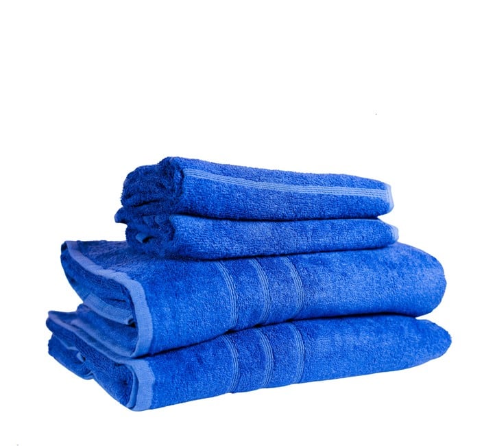 Luna Sleep - Bamboo towels 4 pack - Royal blue