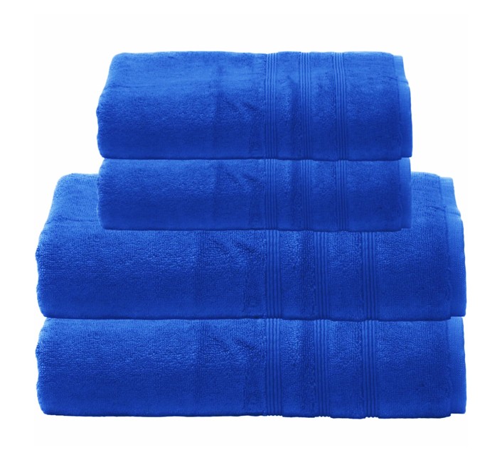Luna Sleep - Bamboo towels 4 pack - Royal blue