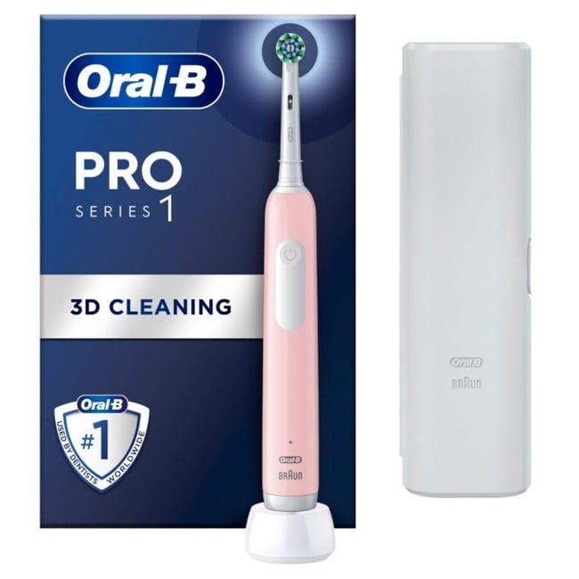 Oral-B - Pro1 Pink Elektrische Zahnbürste + TC