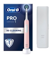 Oral-B - Pro1 Pink Elektrisk Tandbørste + TC