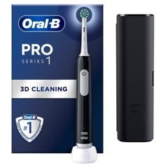 Oral-B - Pro1 Schwarze Elektrische Zahnbürste + TC