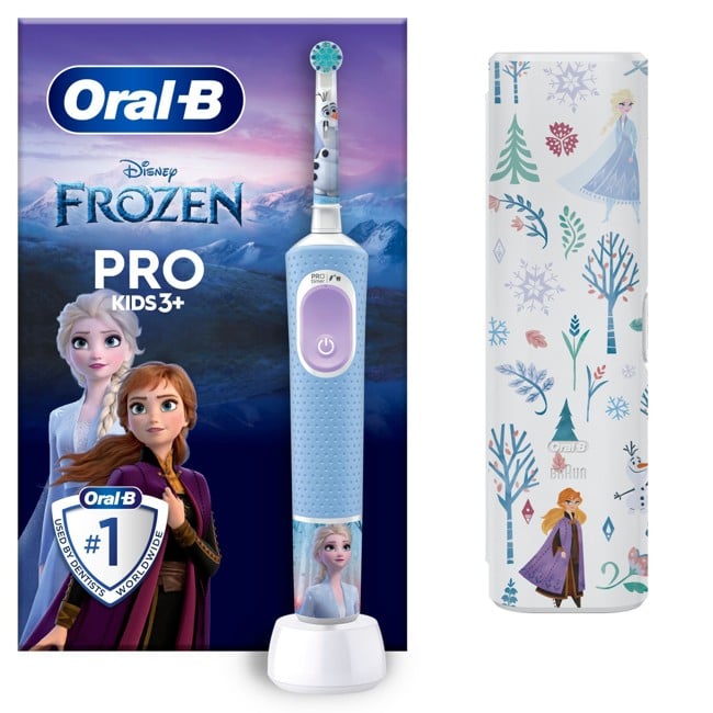 Oral-B - Vitality Pro Barn Frozen Elektrisk Tandborste HBOX + TC