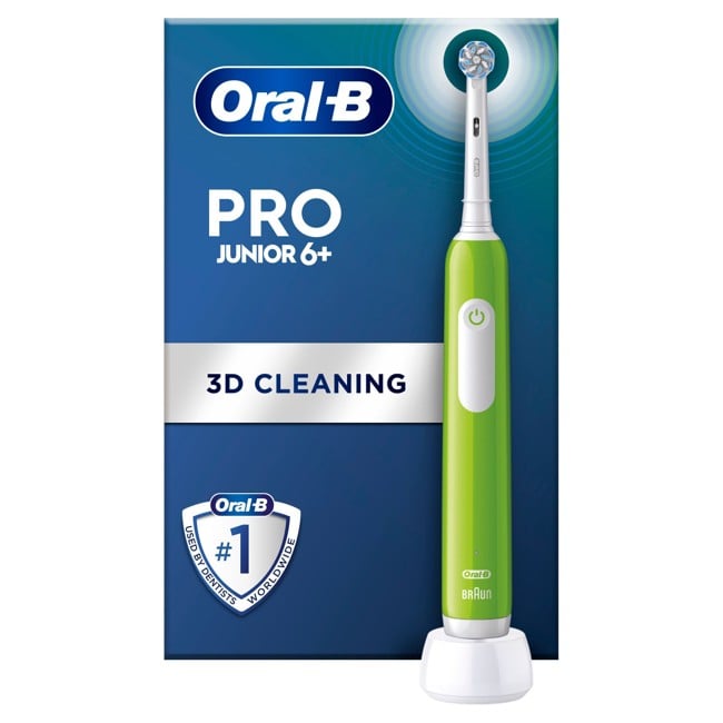 Oral-B - Pro1 Junior 6+ Vihreä Sähköhammasharja