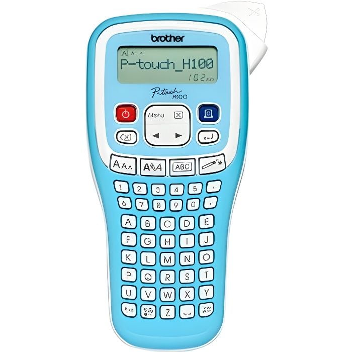 Brother - P-Touch PT-H100LB Portable Labelling Machine Blue - Kontor og skoleutstyr