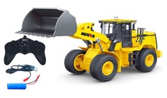 HUINA - Wheel Loader R/C 1:16 - Gul