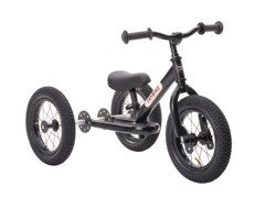 Trybike - Trybike aus Stahl, 3 Räder, Schwarz (30TBS-3-BLK)