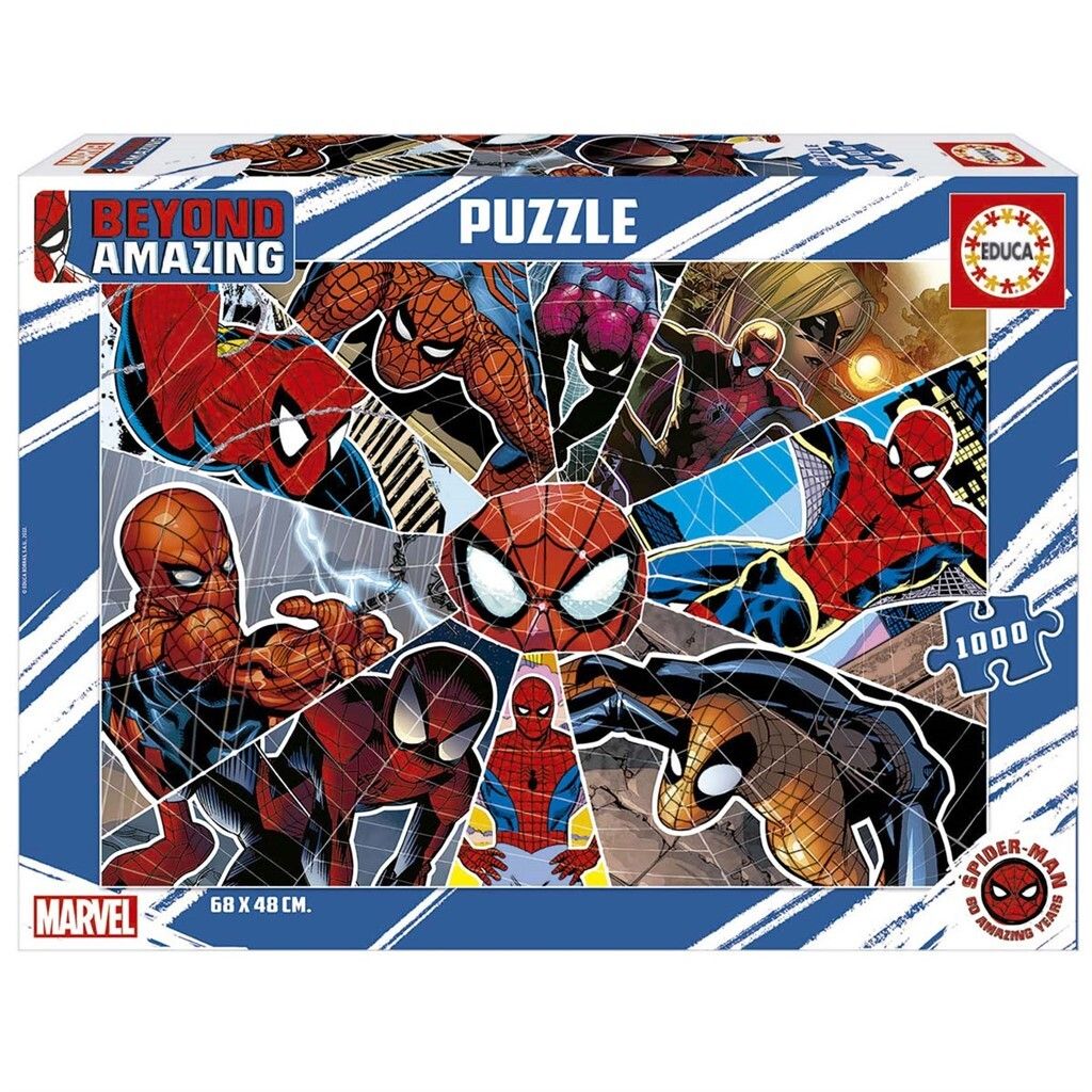 Educa - 1000 pcs. Puzzle - Spider-Man Beyond Amazing (80-19487) - Leker